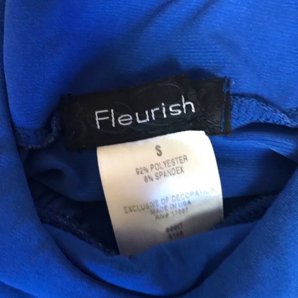 Fleurish bright cobalt blue dress - Picture 4 of 4